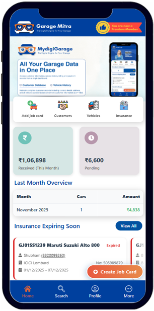 MydigiGarage Application